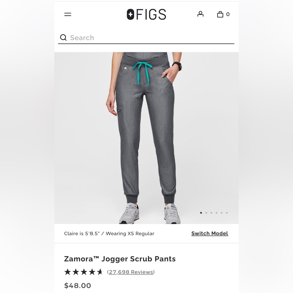 Figs Zamora Jogger Scrub Pants - Size M